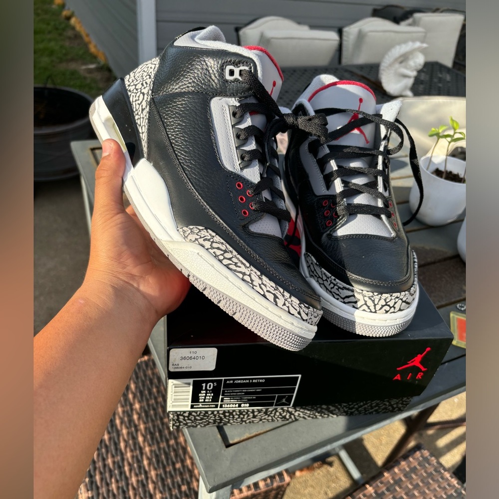 Jordan 3 black cement 2011